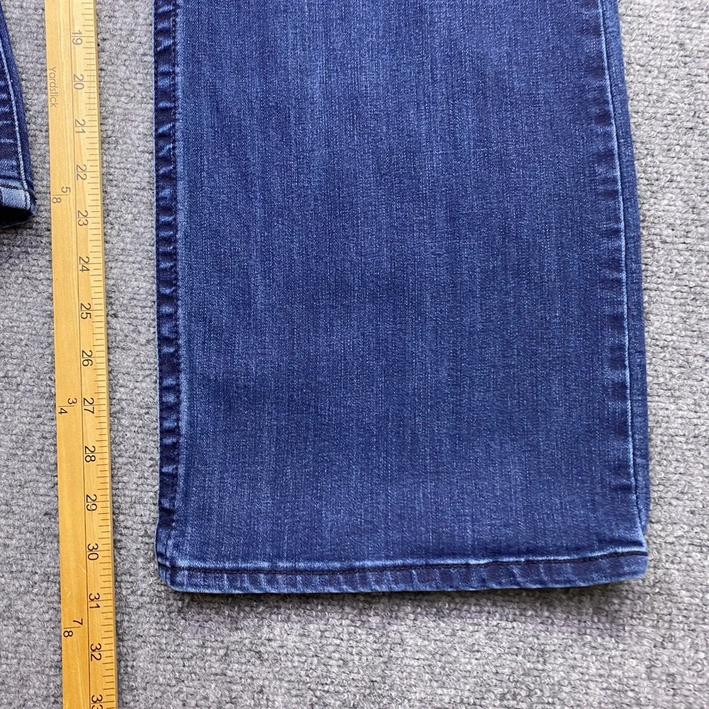 Seven7 Tummyless High Rise Bootcut Jeans Dark Wash Blue Plus Size 24W